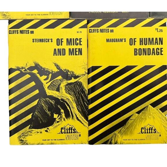 Cliff Notes Monarch (11 Booklets) Romeo Juliet Huckleberry Finn Scarlett Letter - Picture 6 of 6